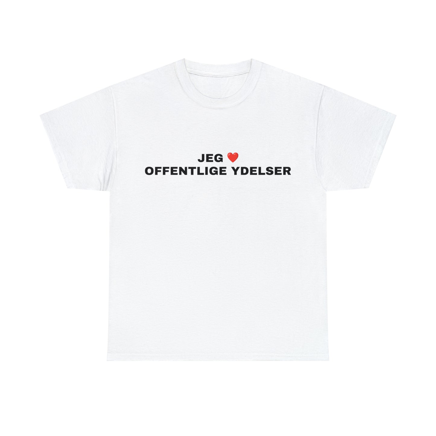 JEG ELSKER OFFENTLIGE YDELSER T-SHIRT