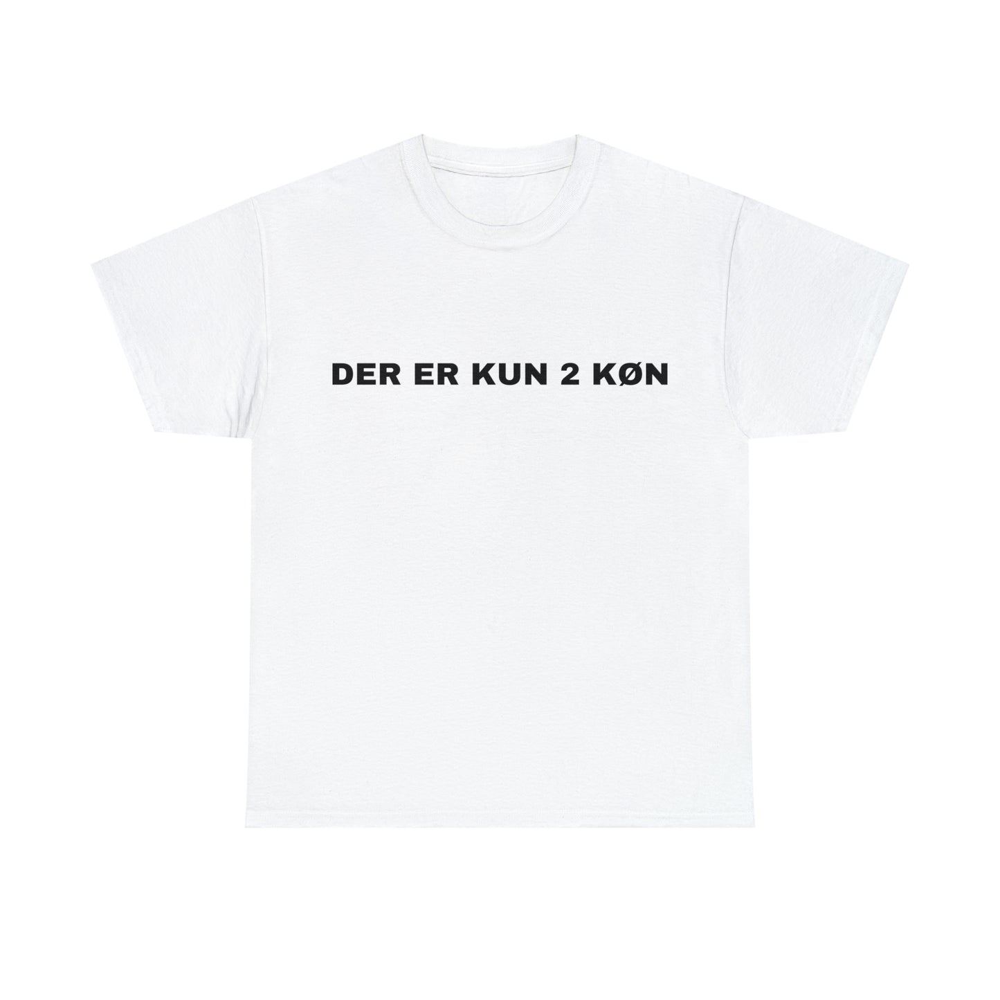 DER ER KUN 2 KØN T-SHIRT