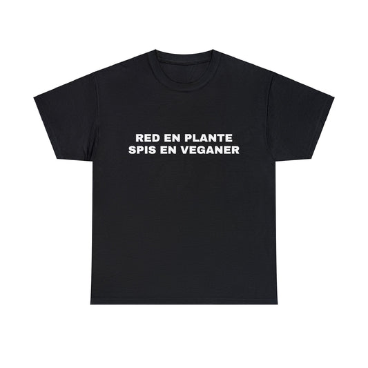 RED EN PLANTE SPIS EN VEGANER T-SHIRT