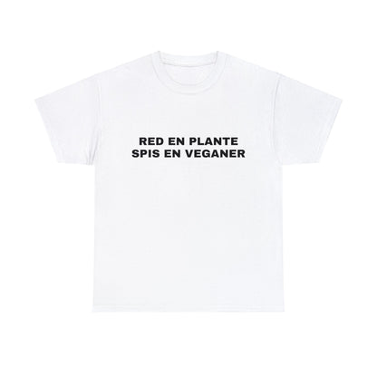 RED EN PLANTE SPIS EN VEGANER T-SHIRT